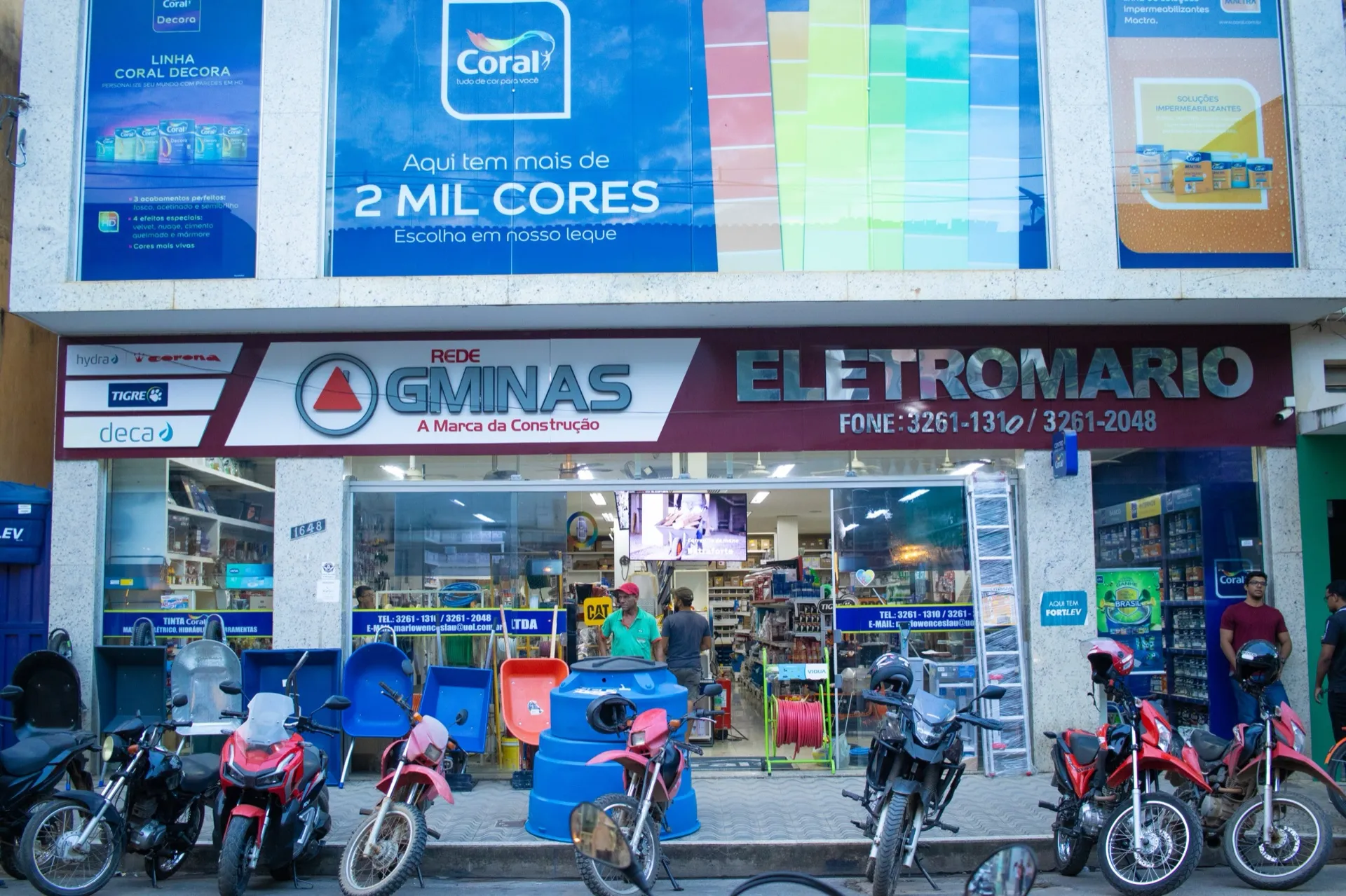 Fachada da Eletromário em Conselheiro Pena